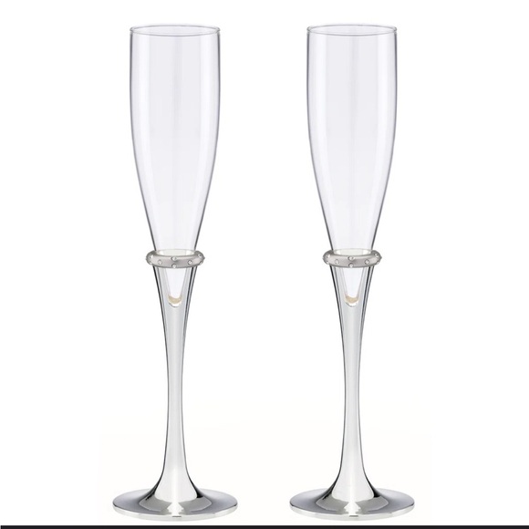 Lenox Other - NIB Lenox Devotion Crystal Champagne Flutes